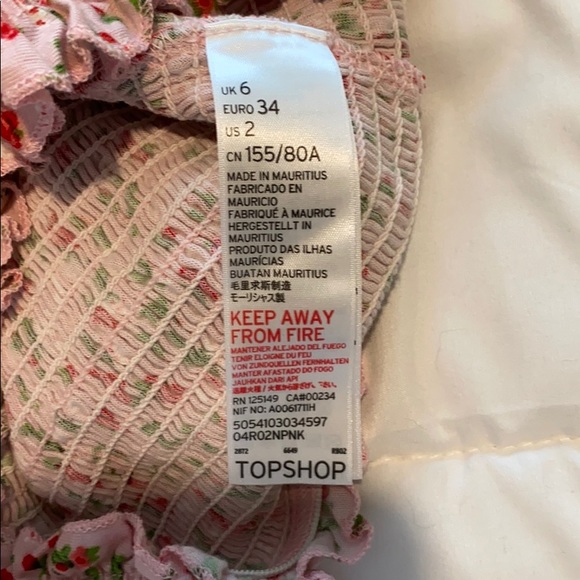 Floral Tube Top - Picture 2 of 3